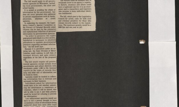 1976-1977 scrapbook and clippings documents – numbers 2 + 3, 1976 – 1977 (Box 4, 562)