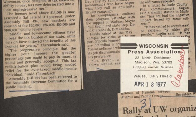 1981-1982 scapbook and clippings documents – number 1, 1981 – 1982 (Box 5, 5)