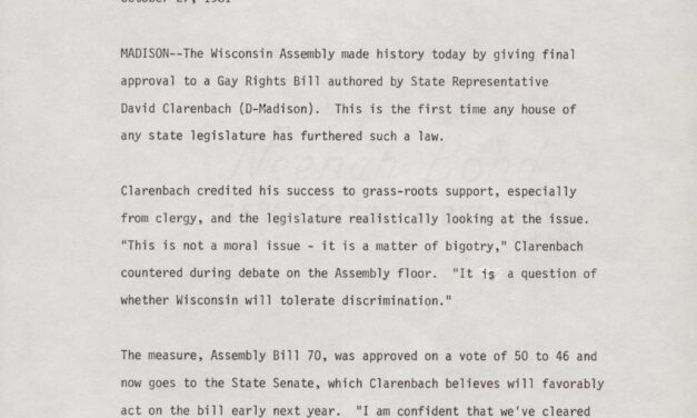 AB 70; Press releases, 1981-1982 (Box 5, 17)