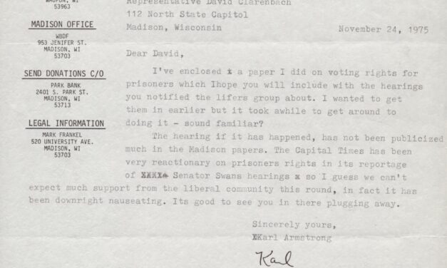 Armstrong, Karl, 1975-1977 (Box 2, 2)