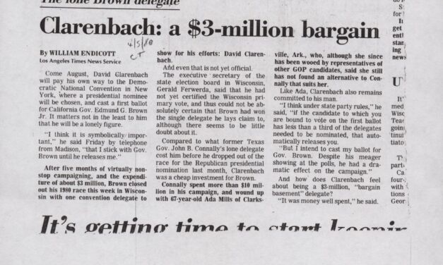 Campaign information, 1979-1980 (Box 2, 13)