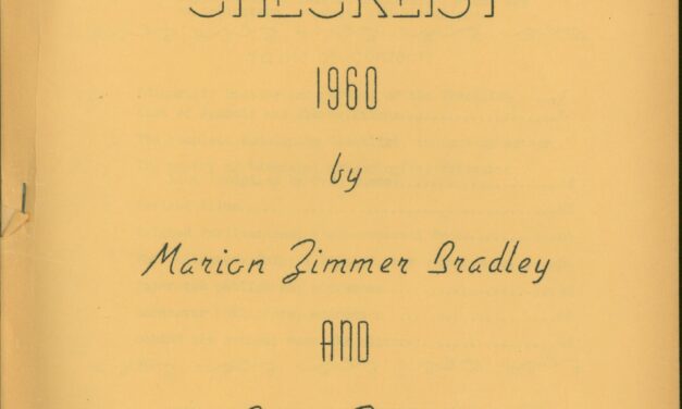 Checklist of Lesbian, Variant, and Homosexual Fiction 1960 with Supplements , 1961, 1962 (Box 1, 5)