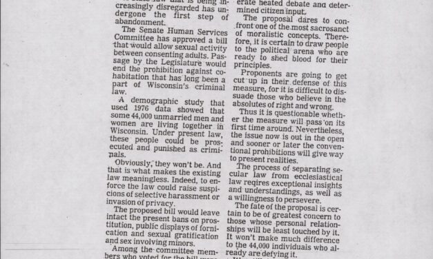 Editorials, 1977, 1980-1981, 1983 (Box 3, 3)