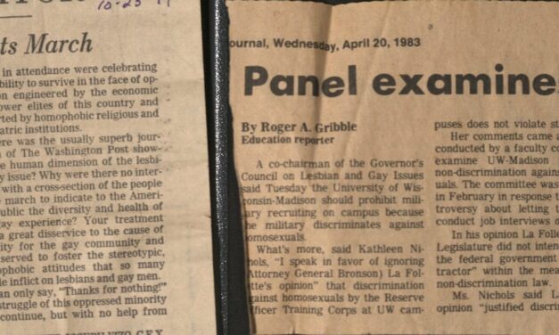 Gay + Lesbian Elected Officials (Box 2, 1)