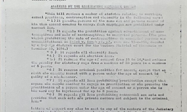 Legislative and Subject Files; Judiciary Committee; Legislative Bills; Bill Analysis, 1973-1976, undated (Box 44, 1)