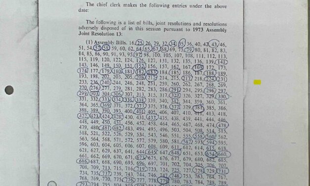 Legislative and Subject Files; Judiciary Committee; Minutes; February 1-August 8, 1973 (Box 44, 7)