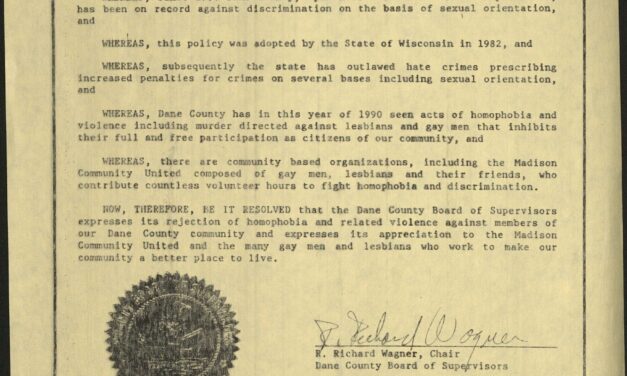 Madison Gay and Lesbian Resource Center miscellaneous, undated (Box 6, 13)