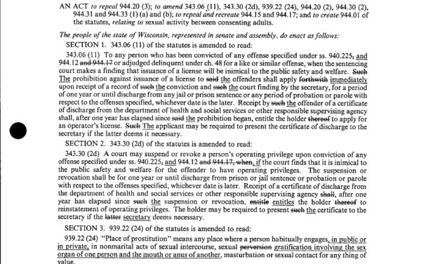 Wisconsin Act 17, 1983 (Box 3, 9)