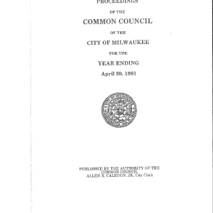 City of Milwaukee Municipal Research Library